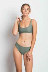 IRIS BOW BIKINI TOP - SAGE_ oceanchild-swim.myshopify.com