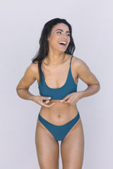 AURORA CURVE BIKINI BOTTOM - PETROL  OCEANCHILD