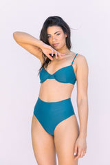 LANEI BRA BIKINI TOP - PETROL OCEANCHILD
