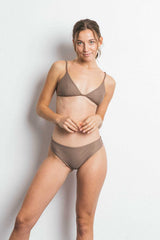 MALU TRIANGLE BIKINI TOP – COCONUT