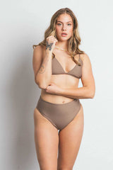 MALU TRIANGLE BIKINI TOP – COCONUT